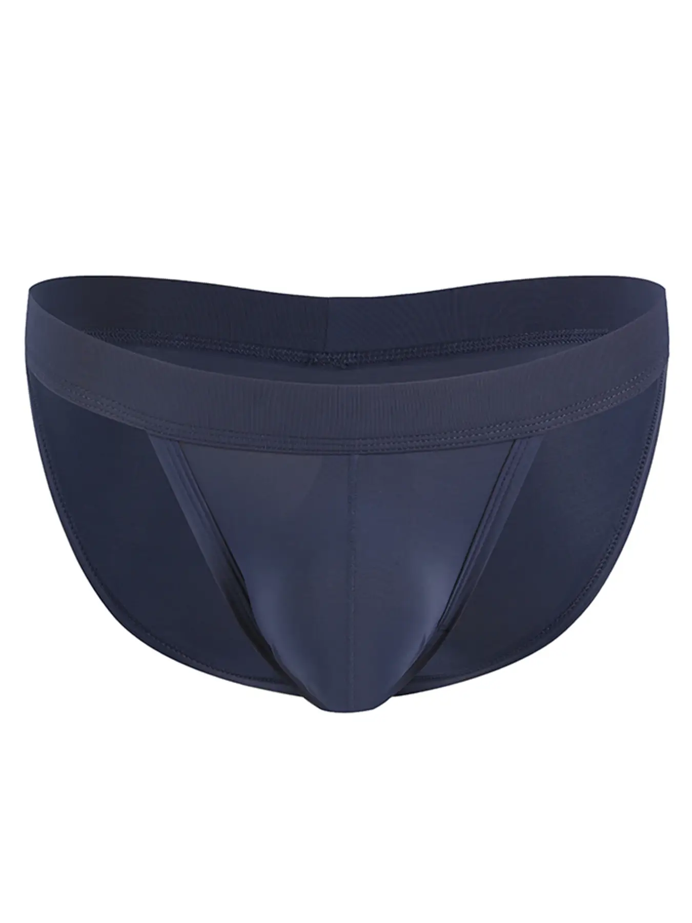 Men's Solid-Color Low-Waist Triangle Underwear Breathable Sexy Bottom Pants Trendy 1-Piece Set Mature Style Promotional Price 3256810137433803 — image 2