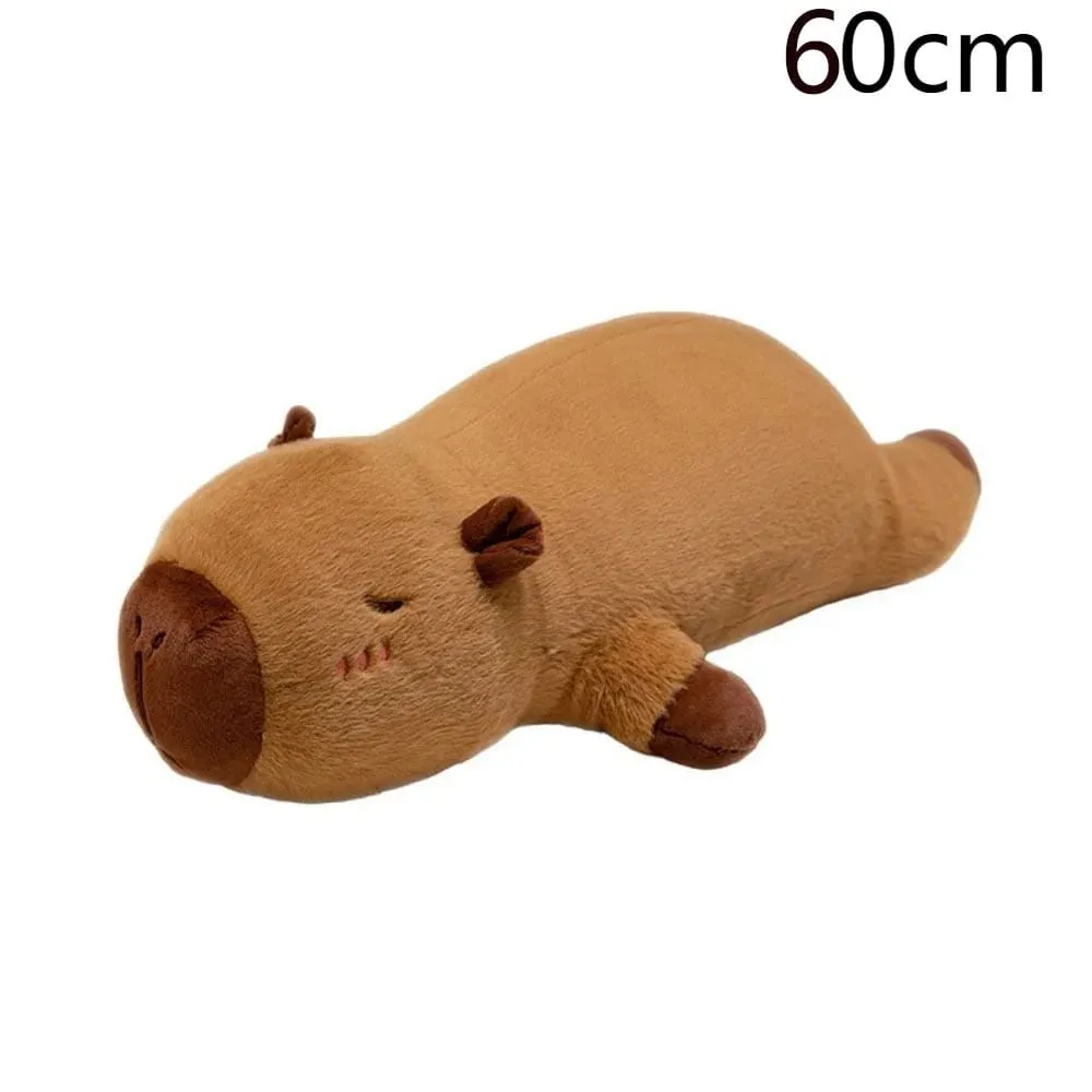 50/70/90cm Cartoon Stuffed Capybara Plush Toy Giant Bed Long Pillow Sleep Creative Rectangle Cushion Home Decor — image 8