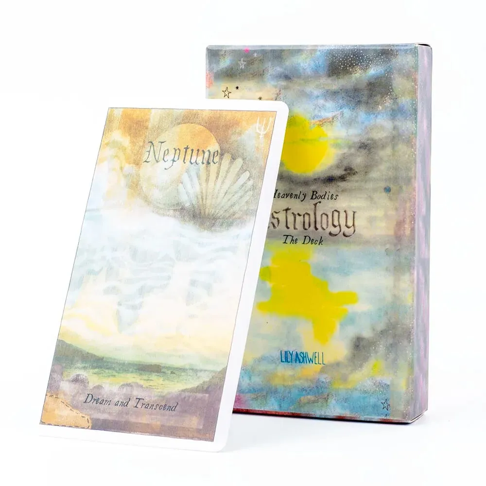 Corpos celestiais 51 peças baralho de cartas astrologia oracle para adivinhação do destino e adivinhação 10.4x6.1cm jogo de tabuleiro para festa divertida — image 2