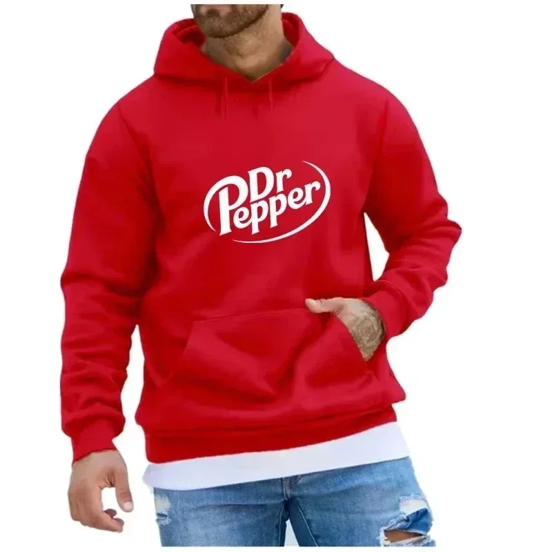 Dr Pepper Hoodie Soda Cola Vintage Beverage Retro Aesthetic Y2K Fashion Black Oversized Casual Sport Sweatshirts — image 14
