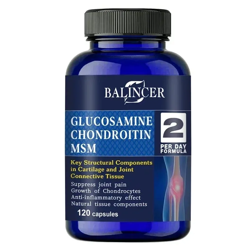 Glucosamine Chondroitin MSM - para sa Joint and Knee Health Immune System Non-GMO 120 Capsules — image 9