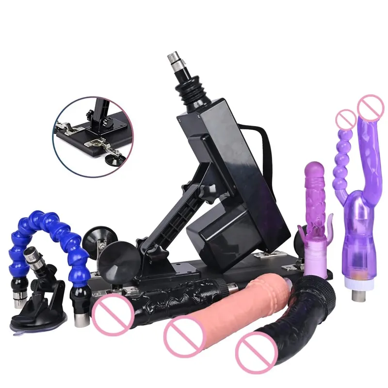 Máquinas sexuais populares para mulheres se masturbando, bombeando armas sexuais, velocidade ajustável, máquina de amor para mulheres, brinquedos sexuais — image 12