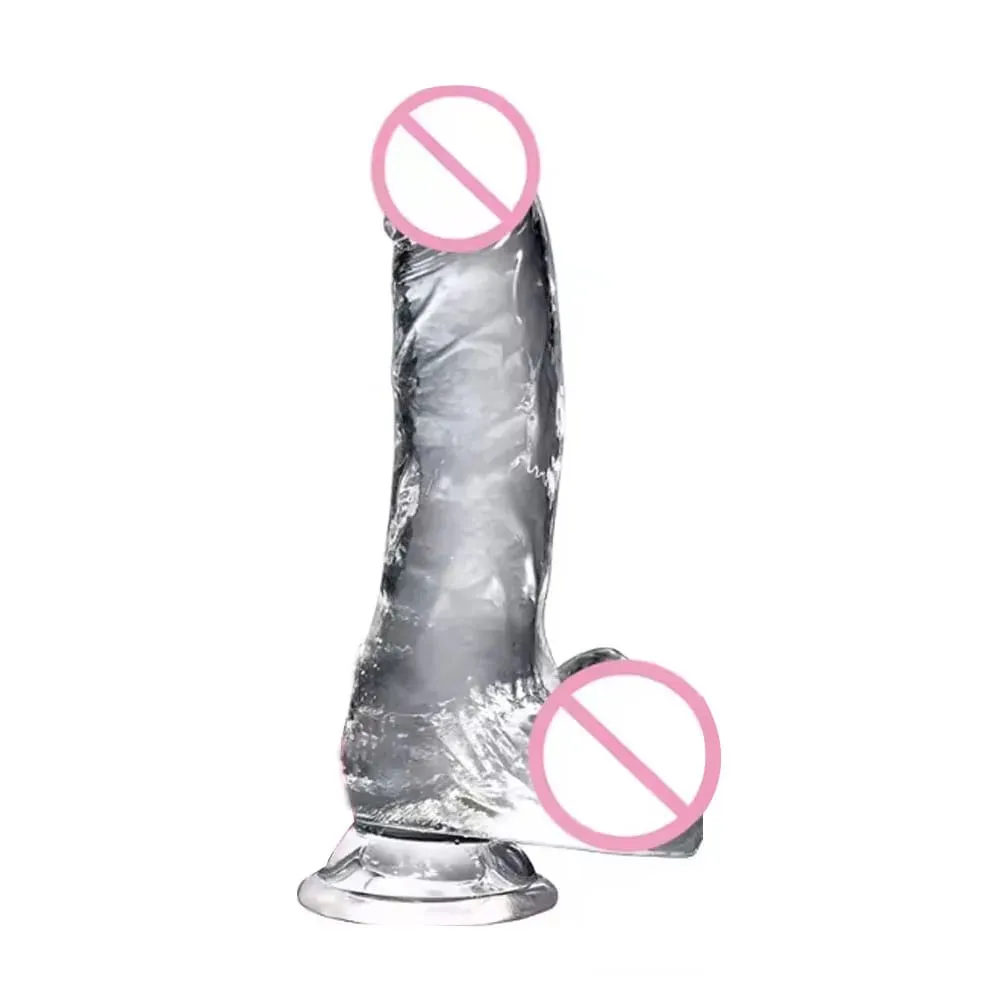 3 Sizes Realistic Jelly Dildo with Suction Cup Big Dick Female Masturbator Clitoral Stimulator Lesbian Sex Toys for Women — image 1