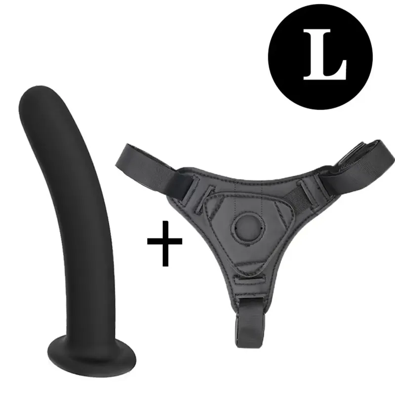 Adjustable Silicone Strap On Dildo Harness Set S M L Sizes Realistic Penis Panties for Women Lesbian Couples G-Spot Anal Vaginal — image 9