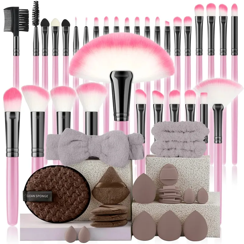 32Pc Makeup Brush Set Cosmetic Tools for Powder Eye Shadow Foundation Blush Blending Beauty Makeup Brush Kit for Makeup Starters — image 18