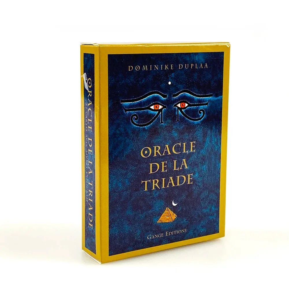 Oracle De La Triade Oracle Cards French Version Cards Game Spiritual Divination Oracle Cards With Guidebook for Beginners