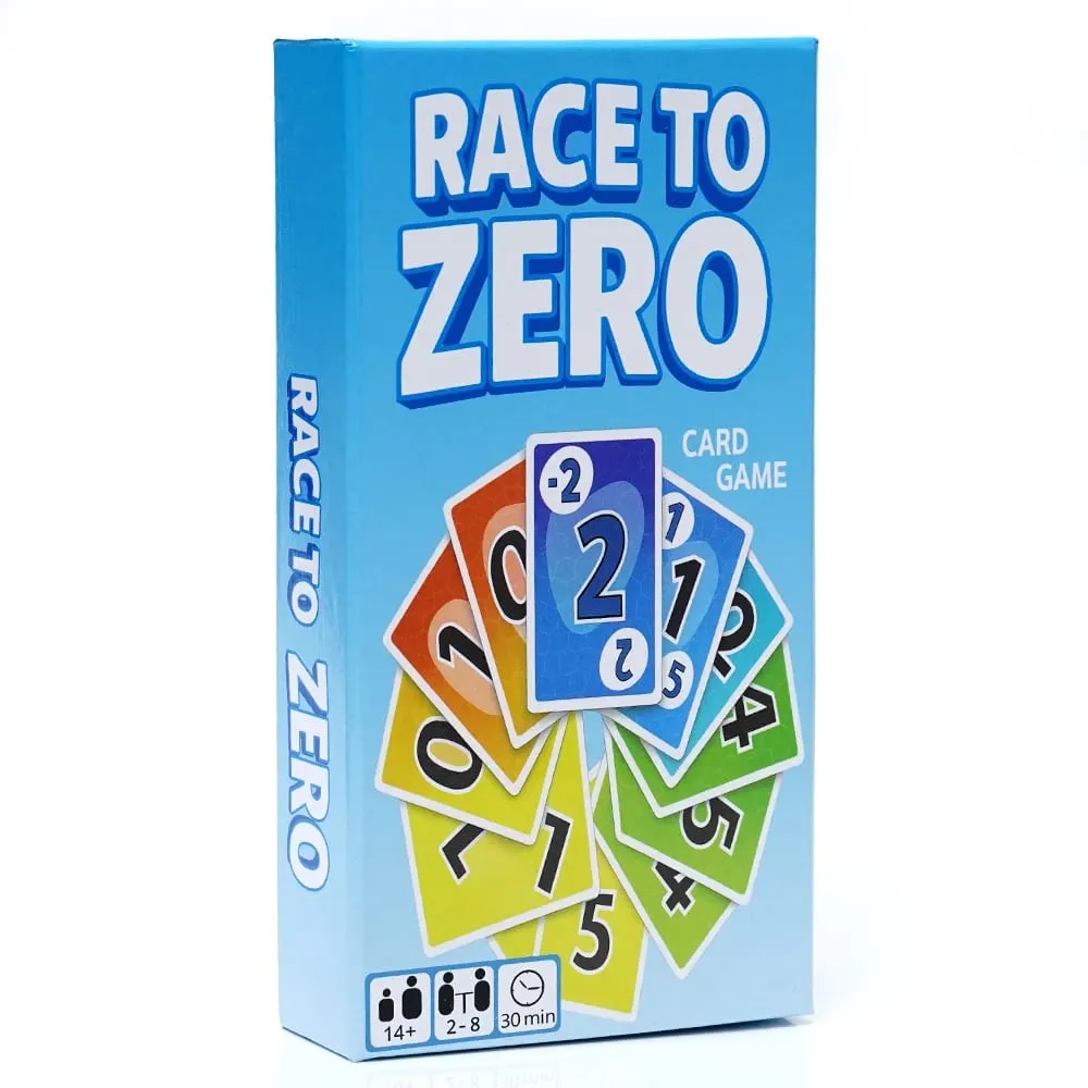 Race to Zero Card Game Fast Paced Strategy Card Game for Family Friends and Party Play Fun Competitive Number Travel Entertainme — image 3