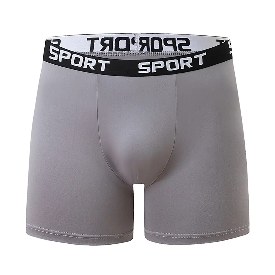 5-piece Set Of Solid Color Fashionable Simple Sports Long Underwear Comfortable Plus Size Flat Corner Pants Cycling Base Shorts — image 1
