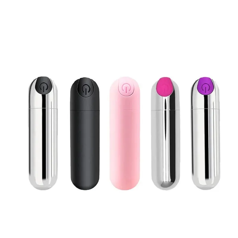 Mini Bullet Vibrator para sa mga Babae Strong Shock Vibrating Nipple Vagina Clitoral Stimulator Thrusting Dildo Sex Toys para sa Mag-asawa 18+ — image 1