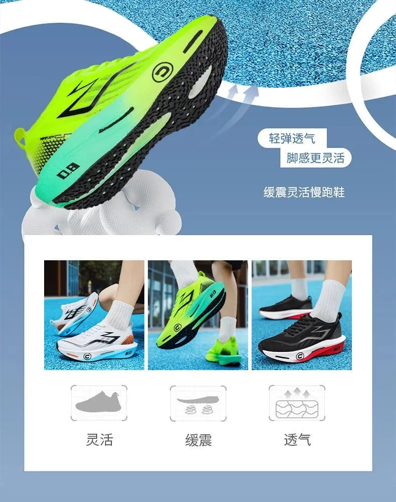 Men Sports Running Shoes Casual Marathon Breathable Lightweight Women's Comfortable Athletic Nonskid Walking Sneakers Outdoors — image 10