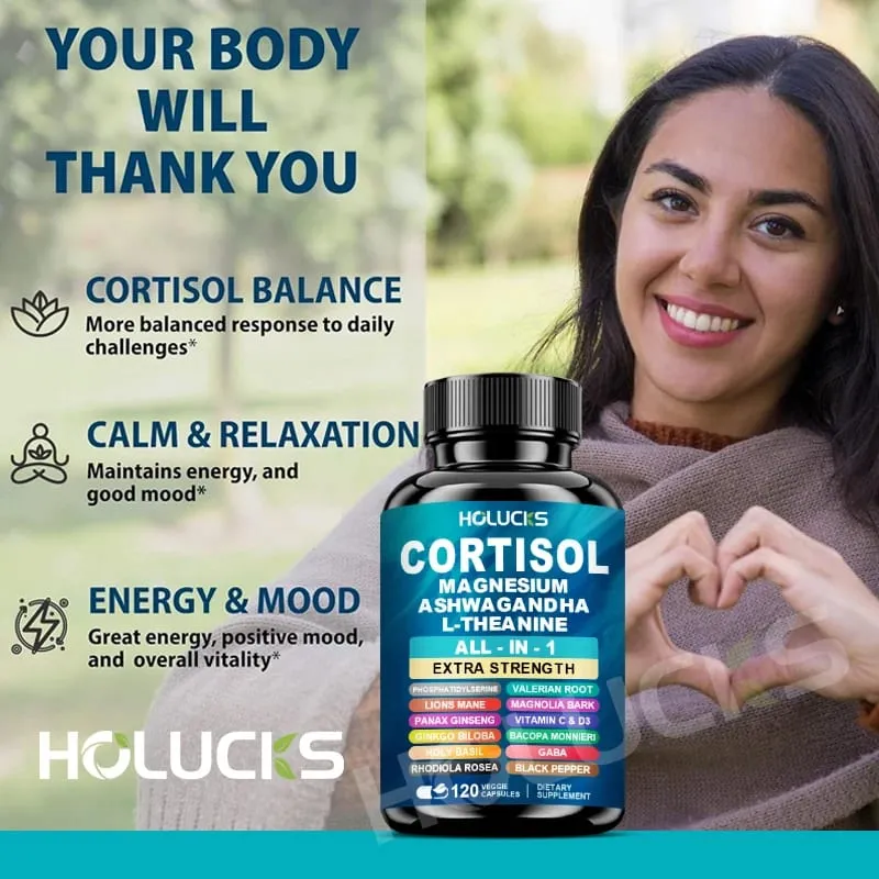 Koop er 1, krijg er 1 gratis! Premium Cortisol-capsules ondersteunen het evenwicht in hormonen, verminderen opvliegers en bevorderen een goede nachtrust. Niet-GMO