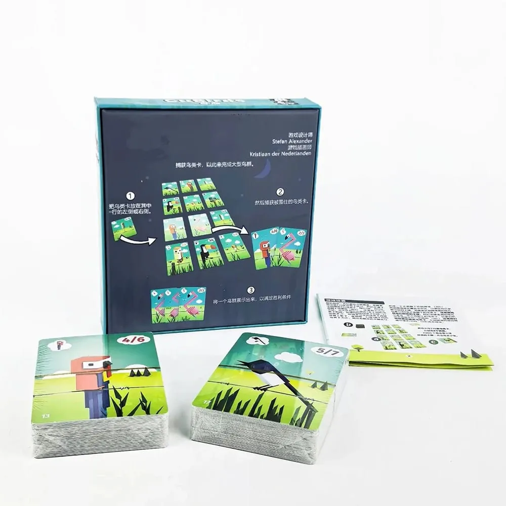 Hot Games Birds Strategic Family Board Game Engaging Card Game for 2 5 Players 20 Minutes Play