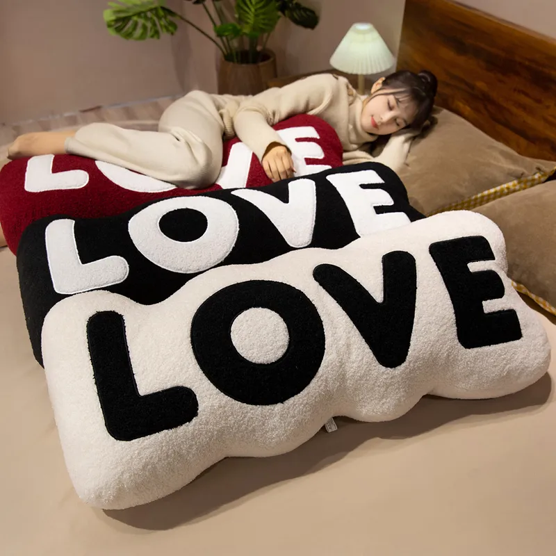 Love Letter Pillow Lumbar Waist Cushion For Couch Living Room Valentine's Day Wedding Ceremonies Party Decorations — image 6