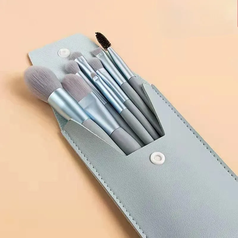 8pcs/bag Soft Fluffy Makeup Brushes Set for Cosmetics Foundation Loose Powder Eyeshadow Kabuki Blending Makeup Brush Beauty Tool — image 8