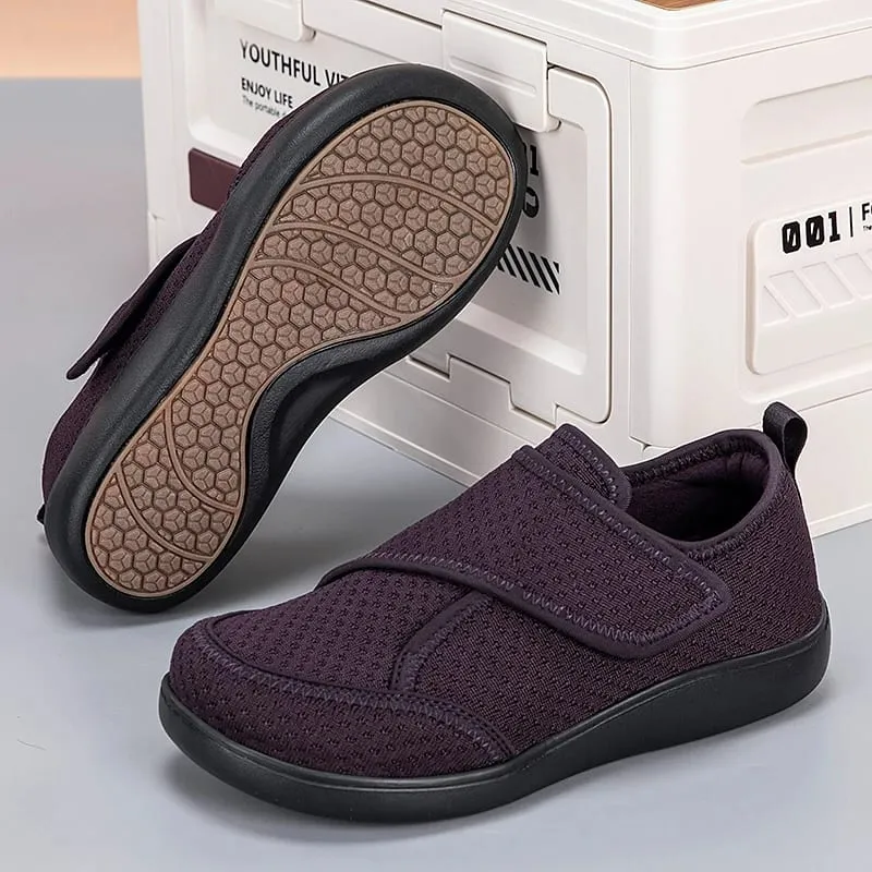 Open Shoes for Elderly Adjustable Diabetic Shoes Swollen Foot Fat Wide Hallux Valgus Bunion Orthopedics Thumb Eversion Men Women