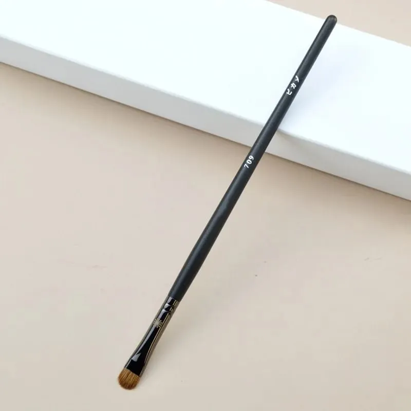 1pc Wisch Make-Up Pinsel Flache Eye Liner Make-Up Pinsel Detail Präzision Concealer Pulver kontur highlight künstler kosmetische werkzeuge — image 22