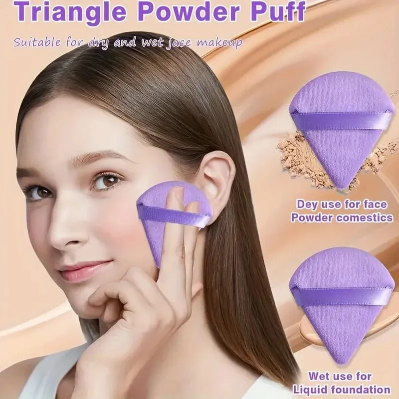 12Pieces Portable Makeup Sponge Set Portable Foundation Cosmetic Puff for Face Concealer Mixing Beauty Sponge Liquid Cream Power — image 3