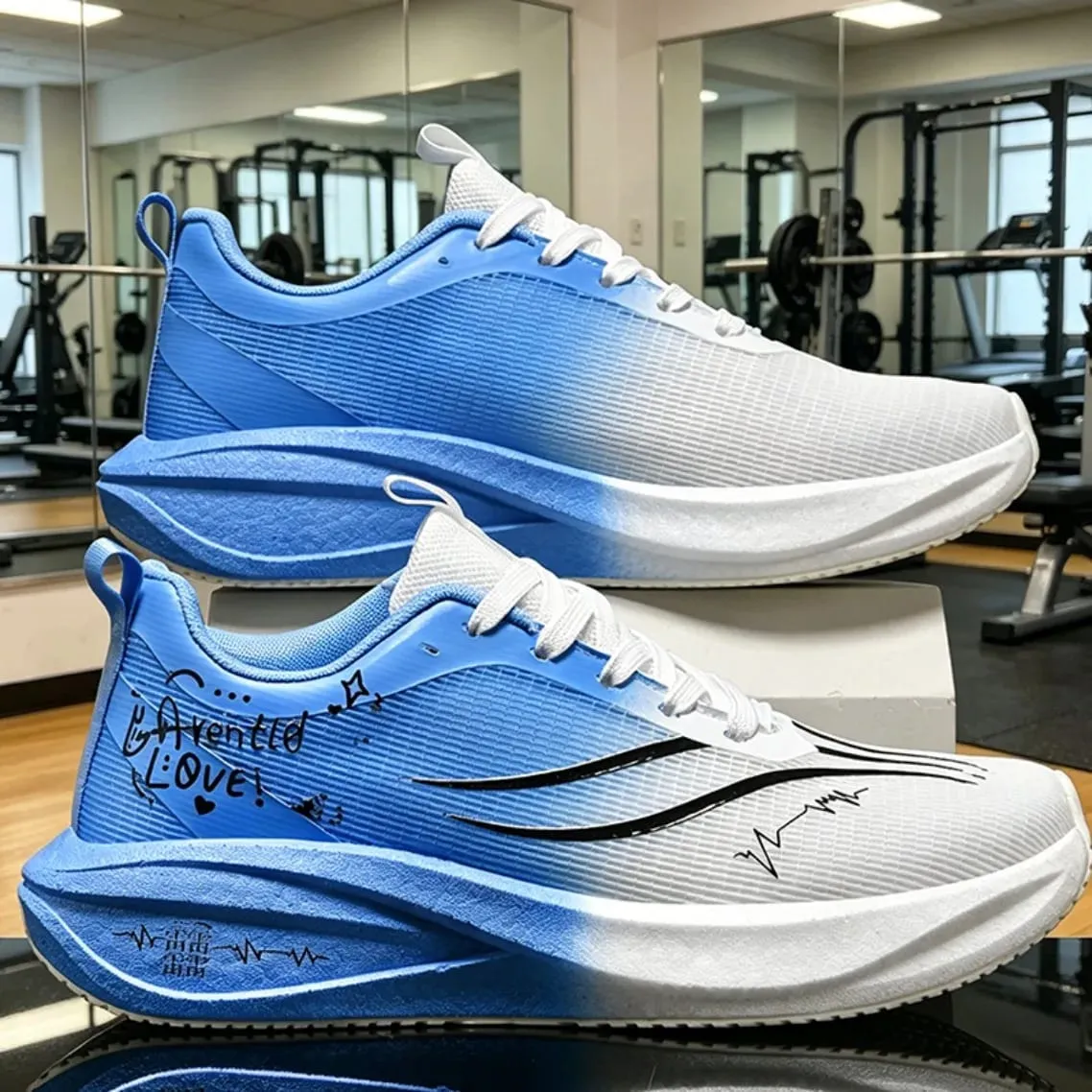 Unisex Marathon Running Shoes Carbon Plate Lightweight Sports Sneakers Athletic Walking Training Shoes Basketball Shoes — image 2