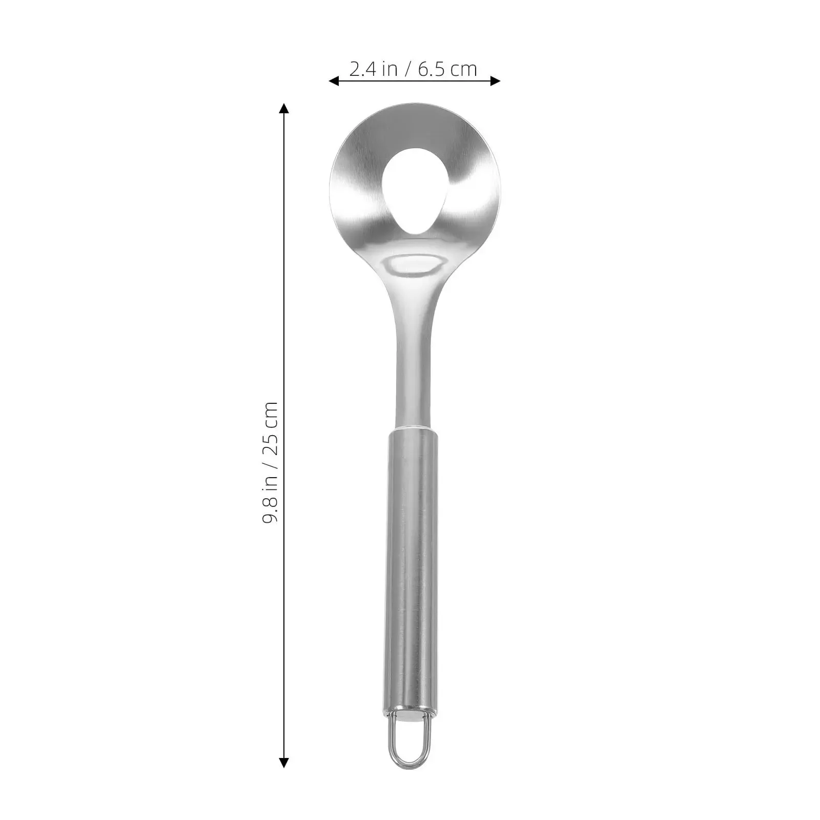 2 Pcs 304 Stainless Steel Meatball Spoons Round Handle Meatball Maker Spoon Home Kitchen Scoop Meatball Making Tools — image 3