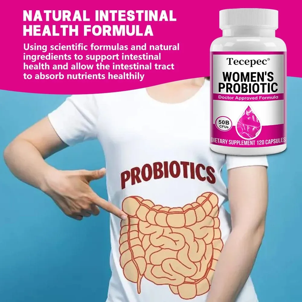 Probiotics for Women - 50 Billion CFU for Gut Health Bloating Relief Probiotics Nourish Digestion Digestive Health — image 4