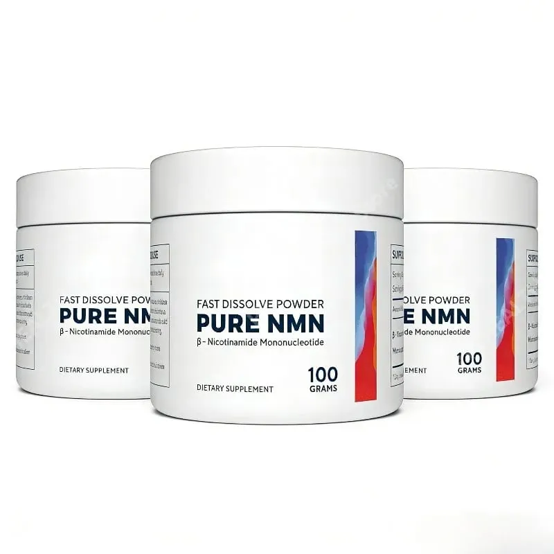 Pure NMN Powder 100g NAD+ Booster Nicotinamide Mononucleotide 500mg Fast Dissolve Anti Aging Cellular Energy Supplement Non-GMO