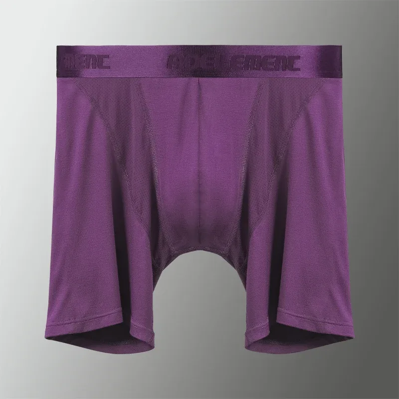 Men's Sports Underwear, Anti-Chafing Modal Professional Running Fitness Tight-Fitting Long-Leg Quick-Dry Extended Boxer Briefs — image 4