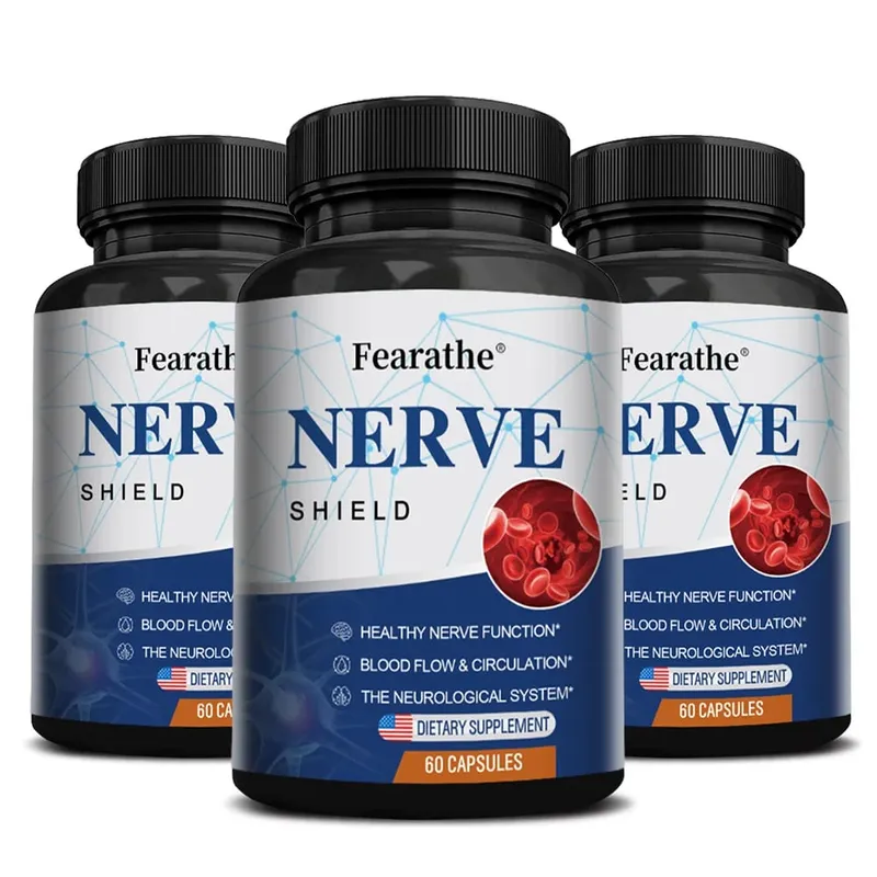 Nerve Support Supplement - B Vitamins Supports Nerve & Brain Function Neurotransmitters Blood Circulation & Joint Health — image 11