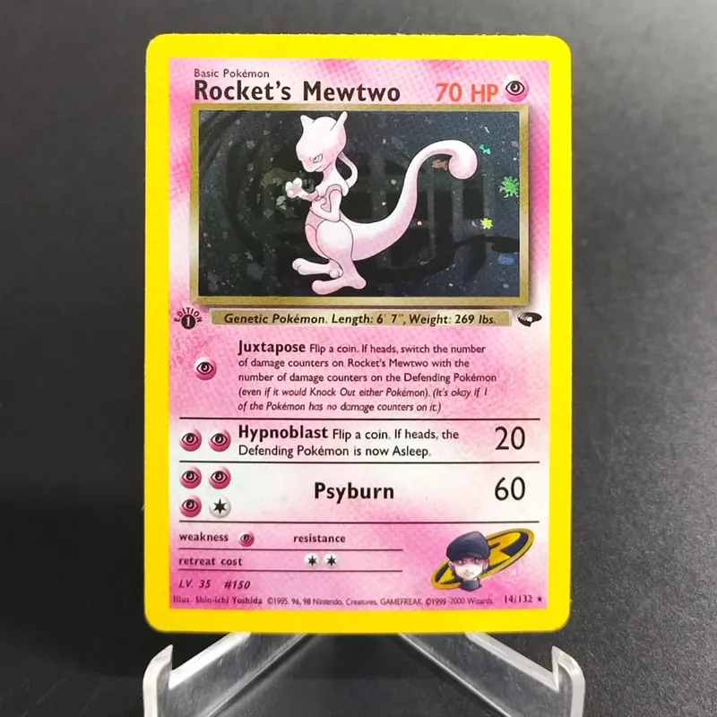 Proxy PKM Card English Rocket Mewtwo MEW GX EX Vmax TCG Collection Trading Card Game — image 10