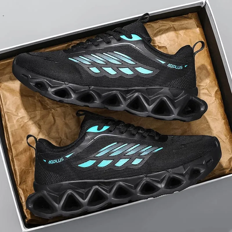 Men Casual Running Shoes Air Cushion Jogging Shoes Lightweight Gym Shoes Outdoor Sneakers Male Breathable Marathon Sports Shoes