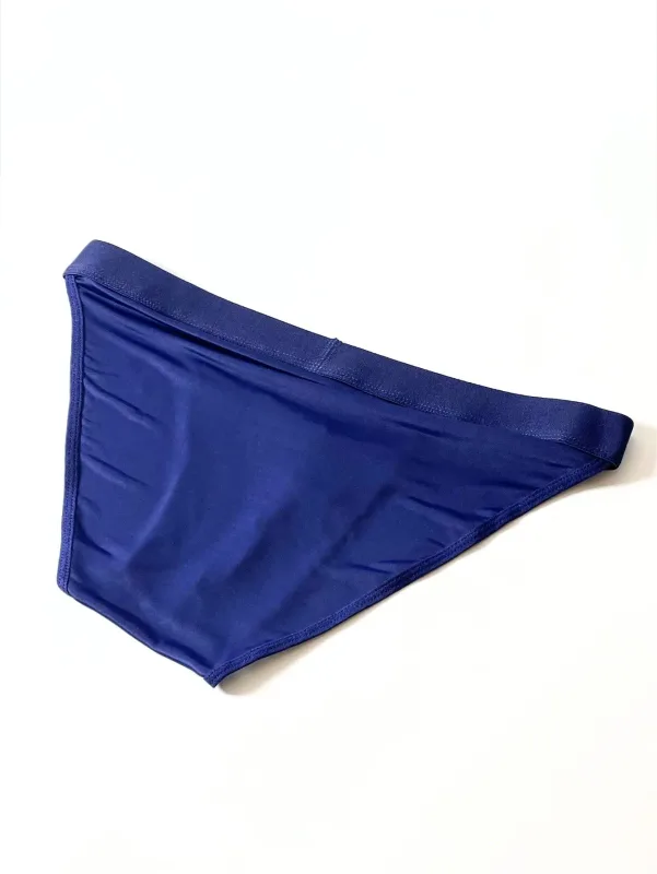 1 Piece Men's Sexy Ultra-Thin Ice Cool High Cut Briefs, Breathable Soft Stretchy Elastic Waistband Casual Daily Underwear — image 4