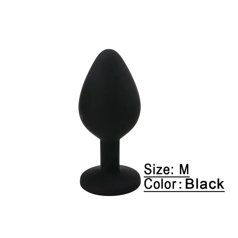 Plugue anal de silicone macio p/m/l, mini plugue erótico para bunda, brinquedo sexual para iniciantes, homens, mulheres, casais gays, estimulador de próstata, brinquedo de sexo anal — image 8
