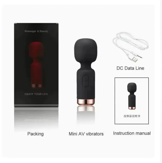 Mini AV Vibrator G Spot Vibration Vagina Anal Clitoris stimulator Dildo vibrator Adult sex Toys for women Masturbation Sex — image 8