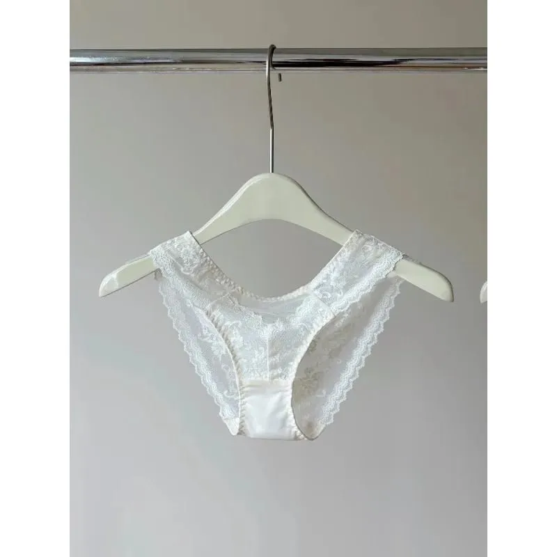 French Lace Underwire Bra Set | Half Cup Push Up Bra Large Bust Summer Lightweight Slimming Anti Sag Women‘s Lingerie BANERDANNI — image 2