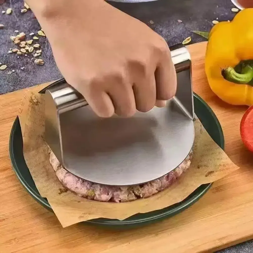 1pc Stainless Steel Hamburg Meat Press Hamburger Press Kitchen Gadgets Meat Pie Make Kitchen Accessories Cooking Accessories — image 2