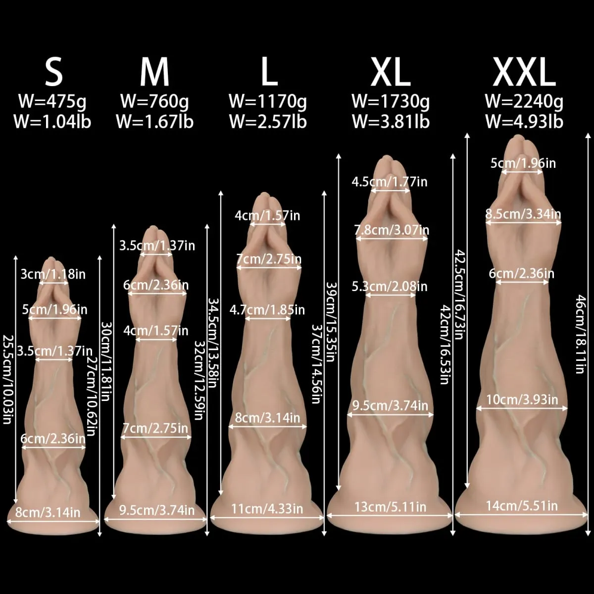 Huge Anal Sex Toys for Gay Liquid Silicone Hand Foot Butt Plug Big Anal Dildos Dilation BDSM Sex Games Women Men Huge Anal Plug — image 6