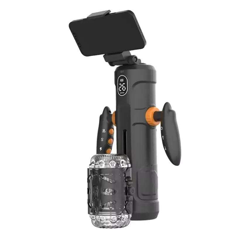 Masturbador masculino, máquina de impulso, automática, telescópica, alça dupla, máquina sexual, Stroker, bolso, buceta, brinquedos sexuais adultos para homens 18 — image 1