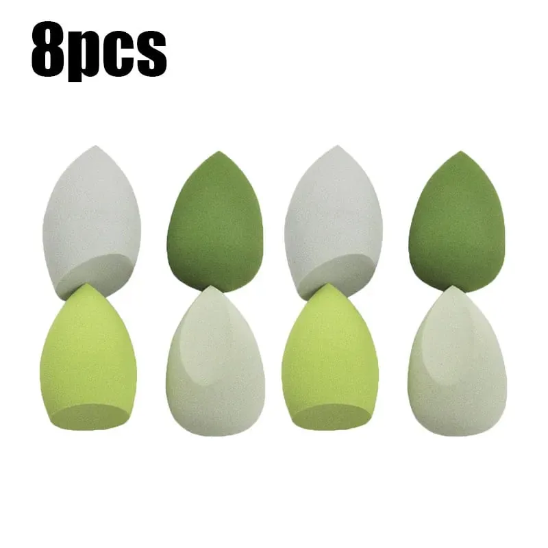 4/8/16pcs Cosmetic Puff Set Beauty Egg Wet And Dry Dual-Use Egg Makeup Foundation Sponge Air Cushion Puff Soft Makeup Tools — image 21