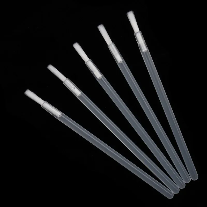 50 pcs Disposable Nylon Fiber Lip Brush Lipstick Wands Clean Applicator Lip Gloss Brushes Portable Cosmetic Women Makeup Tools — image 2