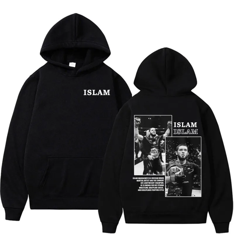 Dagestan Russian Islam Makhachev Cover Hoodie Men's Fashion Violence Aesthetic Sweatshirt Casual High Quality Hoodies Streetwear