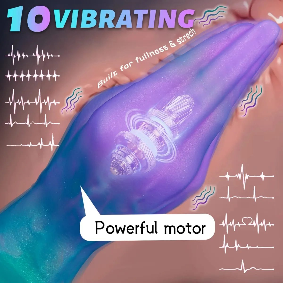 Nasusuot na Kamao ButtPlug Remote Vibrator Dildo Daliri Puki Anal Masahe G-Spot Stimulation para sa Pang-adulto Masturbator Fisting Sex Toy — image 3