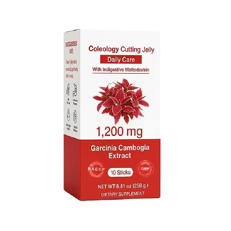 Coleology Cutting Jelly with Garcinia Cambogia Korean Daily Jelly Stick Supplement helps Torch Fat Crush Cravings Digestion