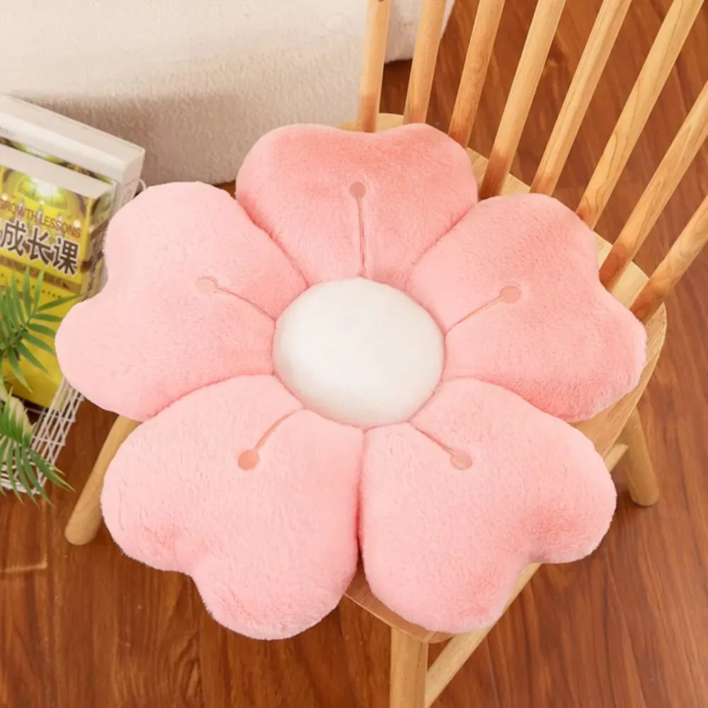 Soft Flower-Shaped Throw Pillow Comfortable Floor Cushion Sofa Decor Cushion Cute Mattress Chair Cushion Gift — image 8
