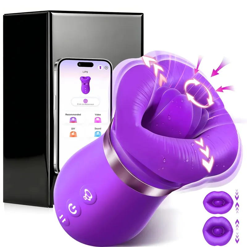 Kontrol ng APP Pagsipsip Vibrator Dila Pagdila Sucker Babae Oral Clitoris Nipple Stimulator Vibrating Vacuum Sex Toys para sa Mag-asawa — image 10