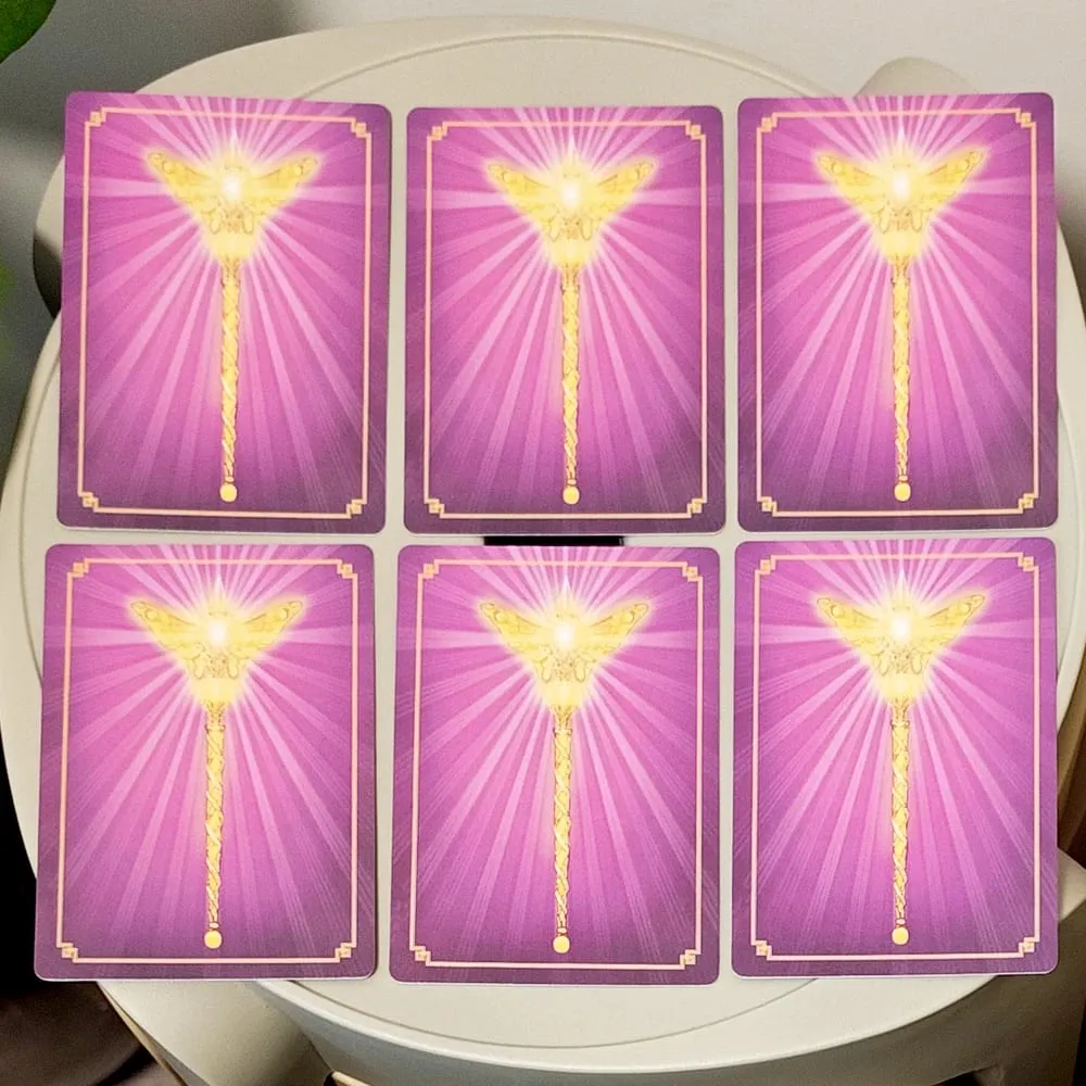 Magical Messages From The Fairies Oracle Deck 44 Pcs Spanish Cards Printed on 350GSM Double-embossed Cardstock 10.5*7.5cm — image 6