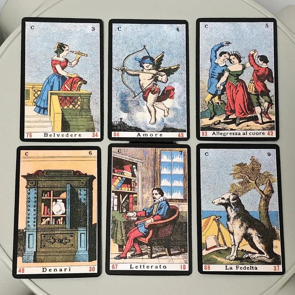 Oracle Sibyl Cards Every Day Oracle Deck Sibilla Italian Deck For Party Game Card Games New Year Gifts 52pcs/Set — image 6