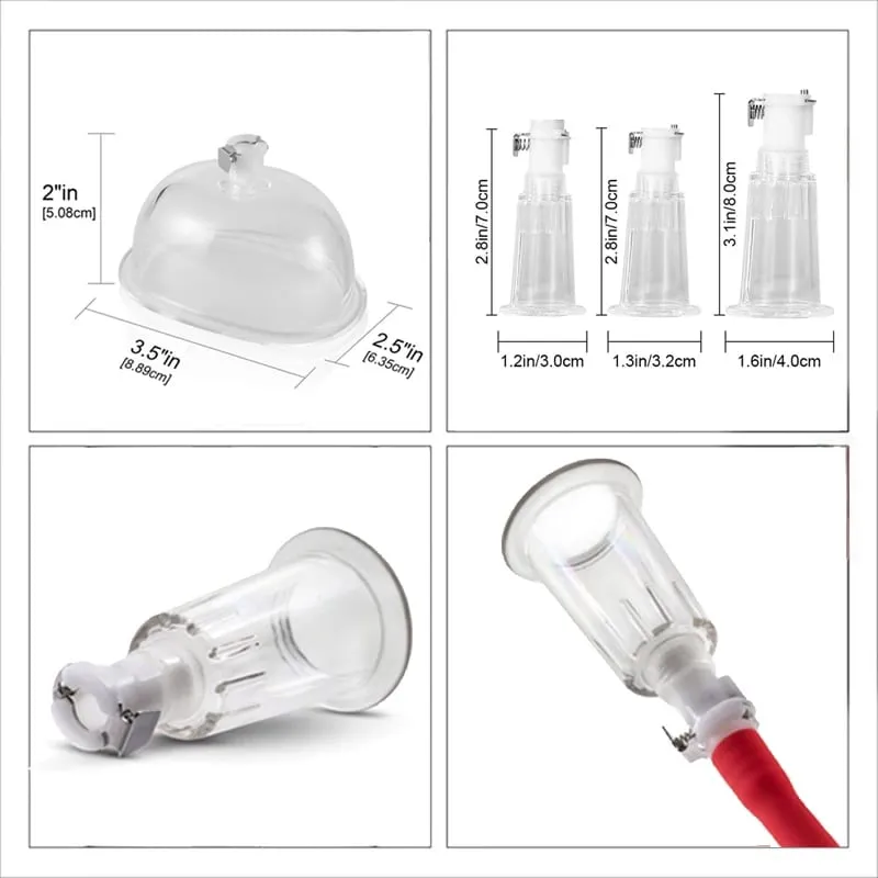 Pussy Pump Vagina Sucker Clitoris Stimulator Nipple Breast Enlargement Sex Toys for Women Sucking Handle Vacuum Cup