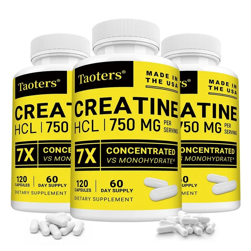 Creatine HCl Capsules Boost Muscle Strength Focus Energy Endurance Support Metabolism Cognitive & Heart Health Non-GMO — image 11