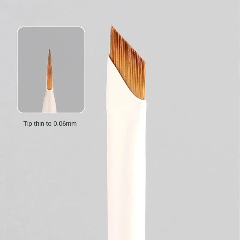 1Pc Upgrade Blade Eyeliner Brush Ultra Thin Fine Angle Flat Eyebrow Brush Under The Eye Makeup Brushes Precise Detail Brush Gift — image 3