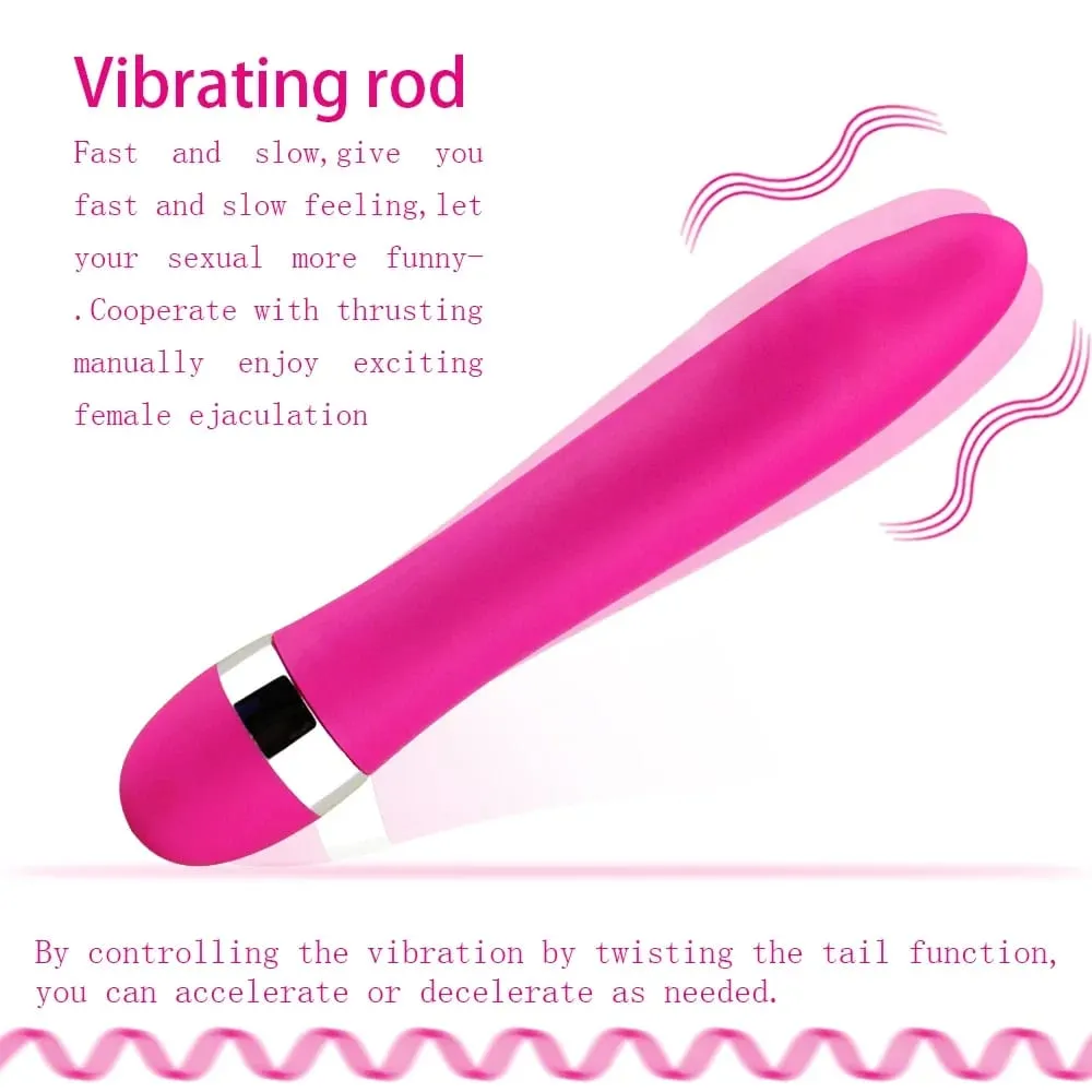 Vagina Dildo Vibrator Multi Speed AV Stick Massager Female Clitoris Masturbation Vaginal Sex Toy For Women Men Adult Sex Product — image 2