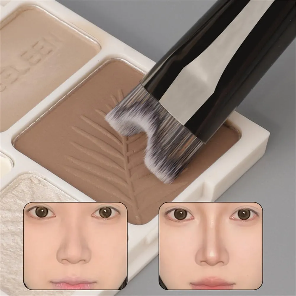 2 PCS Makeup Brushes U-Shaped Makeup Brush & Nose Shadow Brush — image 5